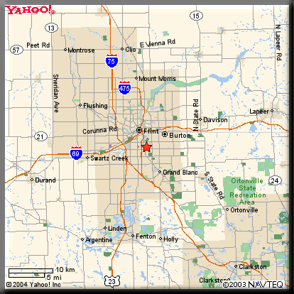 Vehicle Wash Supply Location Map